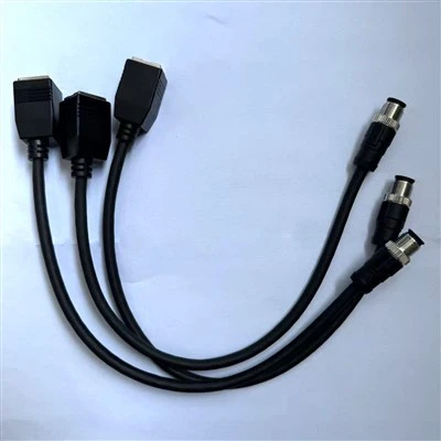 M12 do RJ45 ženski kabel